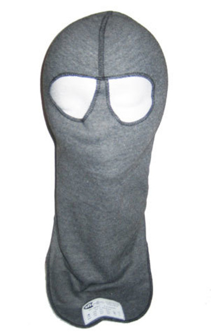 Head Sock Grey Dual Eyeport 2 Layer