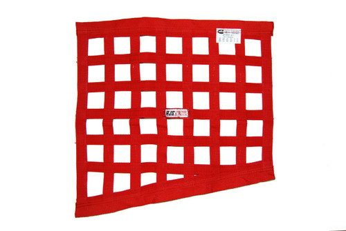 Red Angled Window Net