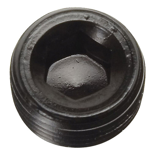Russell Performance 1/2in Allen Socket Pipe Plug (Black) - 662063