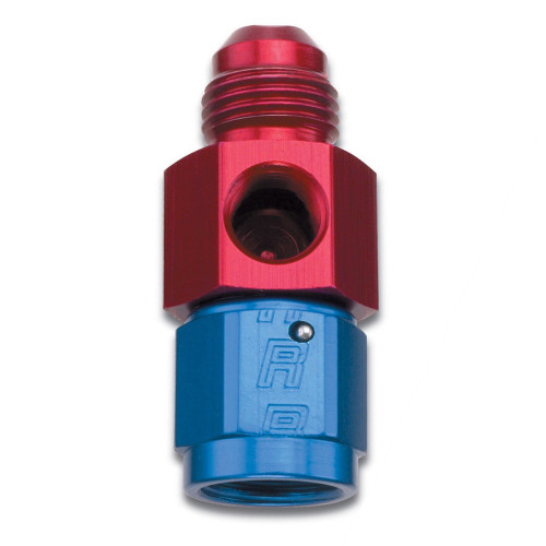 Russell Performance -4 AN Fuel Pressure Take off (Red/Blue) - 670290