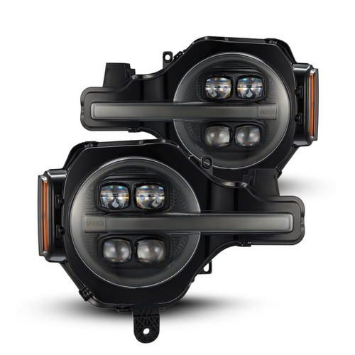 AlphaRex 21-23 Ford Bronco NOVA LED Proj Headlights Alpha-Black w/Activ Light/Seq Signal/DRL - 880259 Photo - Primary