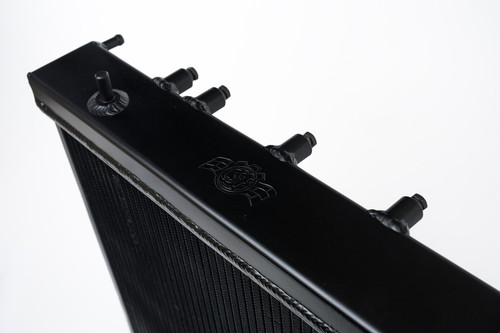 CSF 02-07 Subaru WRX/STI Radiator - Black Finish - 3076B Photo - Close Up