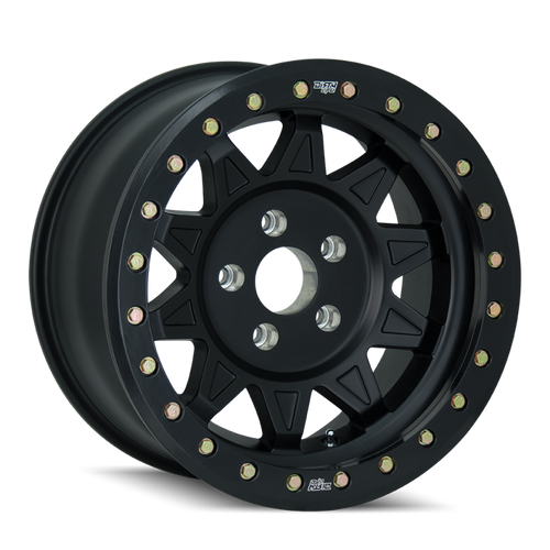Dirty Life 9302 Roadkill 17x9/5x127 BP/-38mm Offset/71.5mm Hub Matte Black Wheel - Beadlock - 9302-7973MB38 Photo - Primary