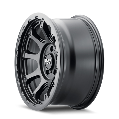 Dirty Life 9307 Drifter 17x8.5/5x127 BP/-6mm Offset/78.1mm Hub Matte Black Wheel - Beadlock - 9307-7873MB Photo - Primary