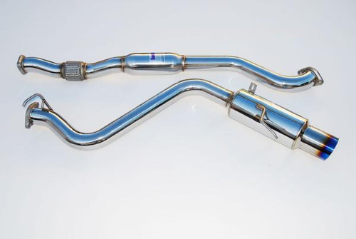 Invidia 08-09 WRX Sedan 76mm (101mm tip) REGULAR Titanium Tip Cat-back Exhaust - HS08SW4GTT Photo - Primary