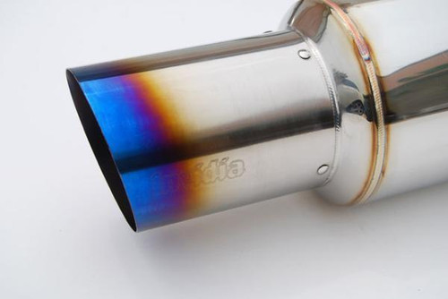 Invidia 08+ WRX Hatch / 08 STi 76mm RACING Titanium Tip Cat-back Exhaust - HS08SW5GRT Photo - Primary