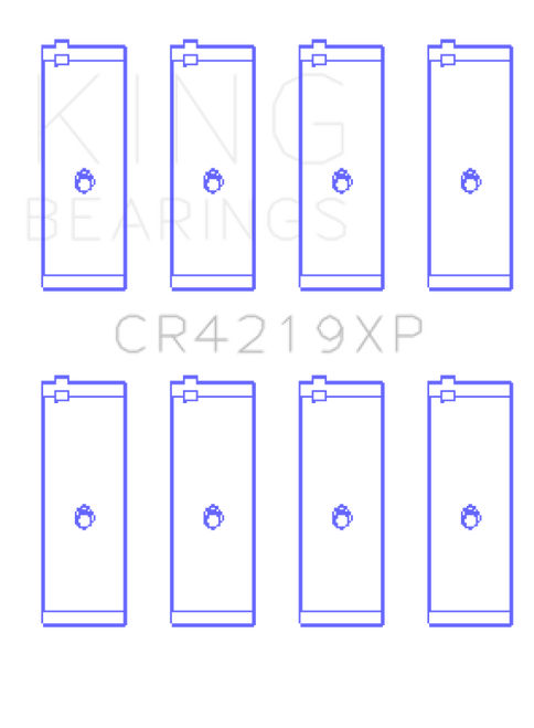 King Engine Bearings Toyota 1RZ/ 2RZ/ 3RZ (Size 0.26) Connecting Rod Bearing Set - CR4219XP.026 Photo - Primary