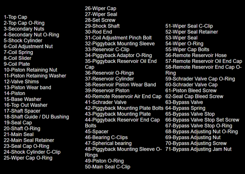 King Shocks 2.5 PR Cylinder Threaded 12 2.0 Length - 25312-010 Photo - Primary