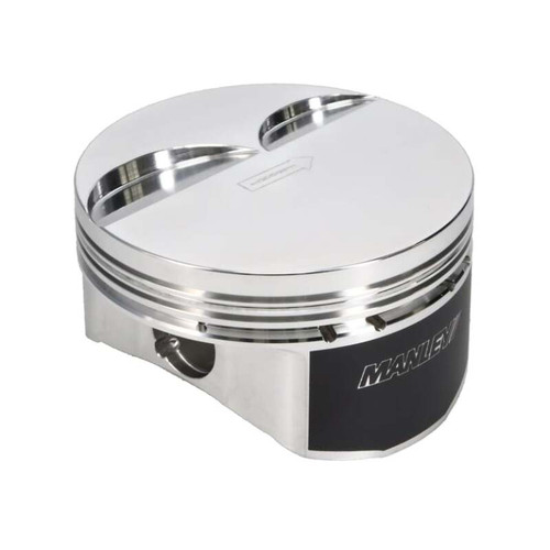 Manley Small Block Chevrolet LS Series 3.905in Bore -4cc Flat Top Piston Set - 592207C-8 Photo - Primary