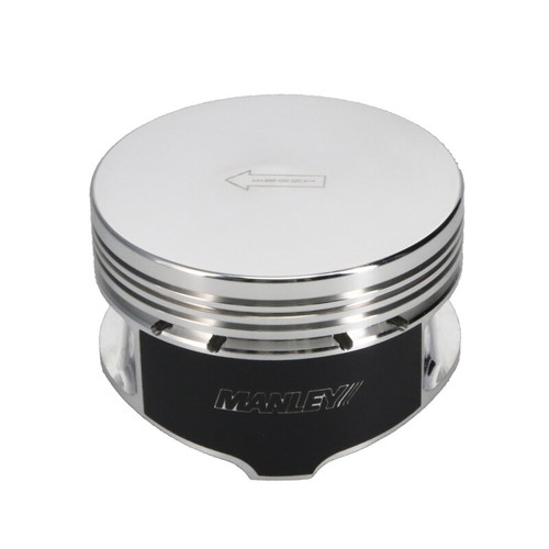 Manley Ford 4.6L/5.4L SOHC/DOHC (2v/4v) 3.582in Bore Platinum Series Heavy Duty Flat Top Piston Set - 594030CE-8 Photo - out of package