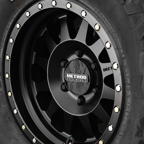 Method Race Wheels Top Snap In Center Cap 86 mm - Black - CP-TOPO86S-B Photo - Close Up