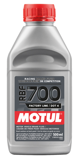 Motul 1/2L Brake Fluid RBF 700 - Racing DOT 4 - 111257 Photo - Primary