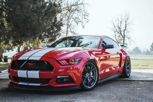 Oracle 15-17 Ford Mustang V6/GT/Shelby DRL w/ Halo Kit - ColorSHIFT w/ BC1 Controller - 2267-335 Photo - lifestyle view