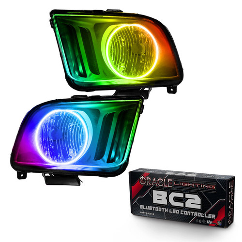 Oracle 05-09 Ford Mustang SMD HL - ColorSHIFT w/ BC1 Controller - 7048-335 Photo - Primary