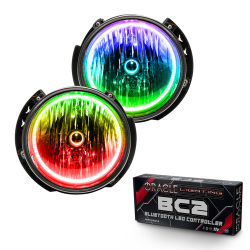 Oracle 07-16 Jeep Wrangler JK SMD HL - ColorSHIFT w/ BC1 Controller - 7079-335 Photo - Primary