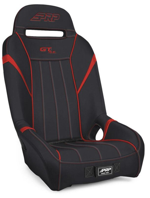 PRP GT/S.E. Rear Suspension Seat- Black/Red - A58R-237 Photo - Primary