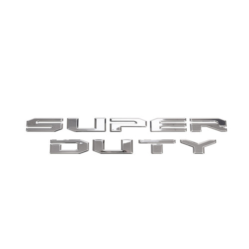 Putco 20-23 Ford SuperDuty Stainless Steel Tailgate Lettering Kit - 55557FD Photo - lifestyle view