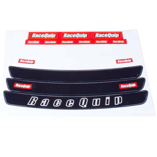 RaceQuip Helmet Visor Strip Face Shield Decal Sheet - 200111 User 1