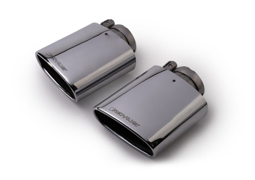 Remus 2014 Seat Leon Cupra 142x72mm Angled/Angled Chromed Tail Pipe Set - 0026 14SSR User 1