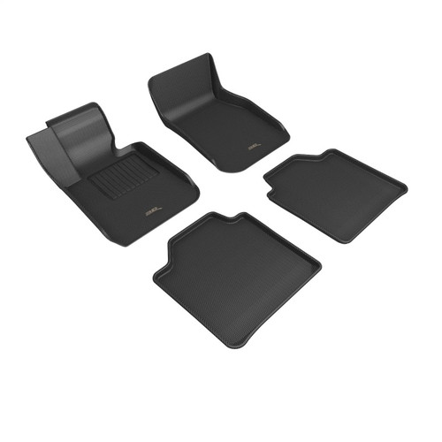 3D MAXpider 2013-2019 BMW 3 Series Gran Turismo F34 Kagu 1st & 2nd Row Floormats - Black - L1BM04801509 Photo - Primary