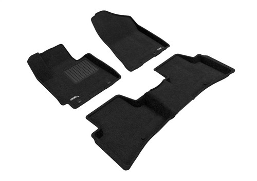 3D MAXpider 16-18 Hyundai Tucson Elegant 1st 2nd Row - Floor Mat Set (Black) - L1HY06604709 Photo - Primary
