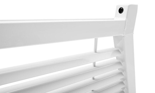 BackRack 17-20 Ford F-250/350/450 SD Louvered Rack Frame ONLY (Req. HW) - White - 12800W Photo - Close Up