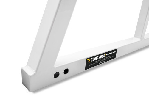 BackRack 01-22 Chevrolet Silverado 2500/3500HD Open Rack Frame ONLY (Req. HW) - White - 14800W Photo - Close Up