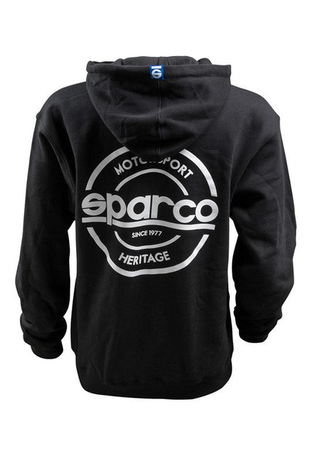 Sparco Sweatshirt Hooded S-Seal Blk Xlrg - SP03300NR4XL Photo - Primary