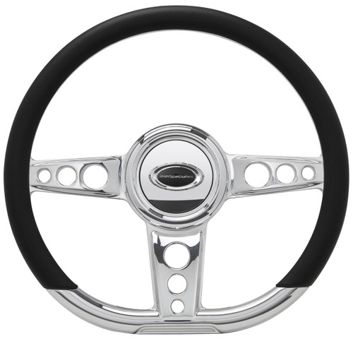 Steering Wheel 14in D- Shape Trans Am Polished