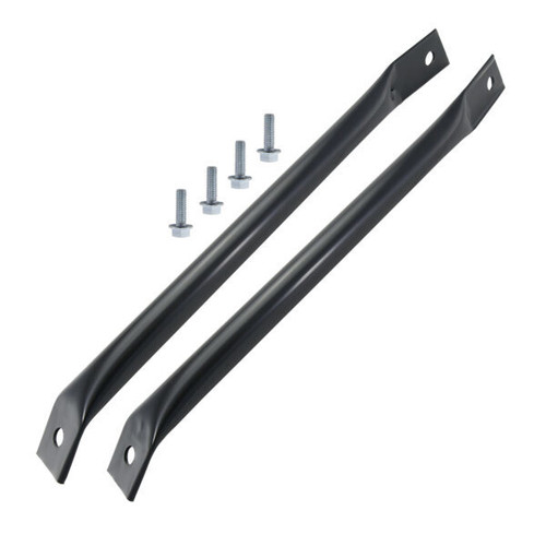 Radiator Reinforce Bars 70-81 Camaro Black