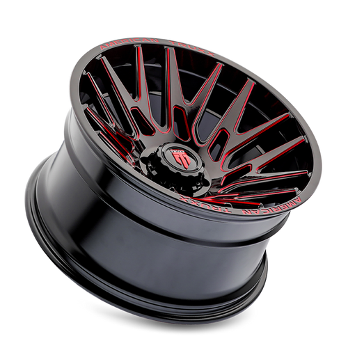 American Truxx AT1919 Evolution 22x12 / 6x135 BP / -44mm Offset / 87.1mm Hub Gls Blk Prizm Red Wheel - AT1919-22236BTR Photo - Primary