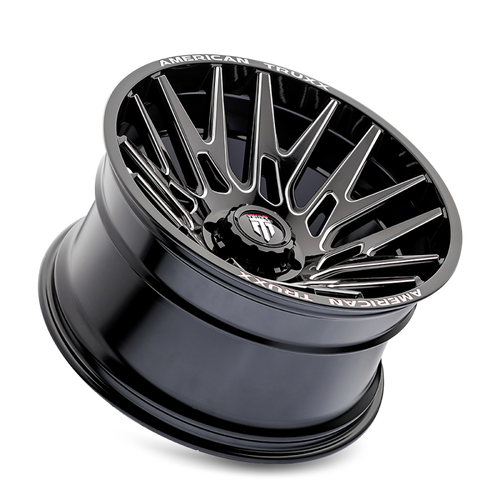 American Truxx AT1919 Evolution 22x12 / 8x170 BP / -44mm Offset / 125.2mm Hub Gls Blk Mill Wheel - AT1919-22270BM Photo - Primary