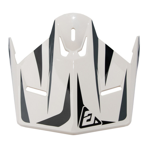 Answer 26 AR1 Mototown Glossy Visor - White/Grey/Black - 475262 User 1