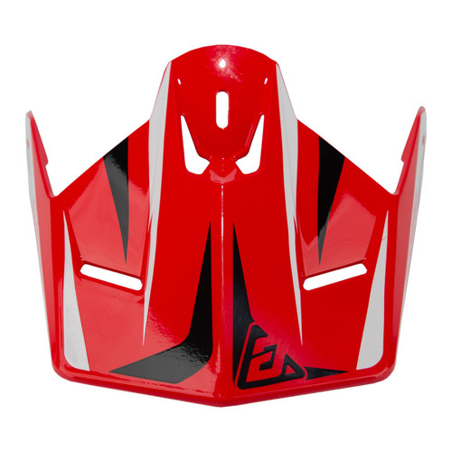 Answer 26 AR1 Mototown Glossy Visor Youth - Red/White/Black - 475292 User 1