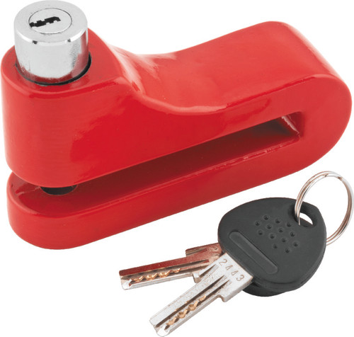Bully Lock Disc Lock 10mm - Red - 132249 Photo - Primary