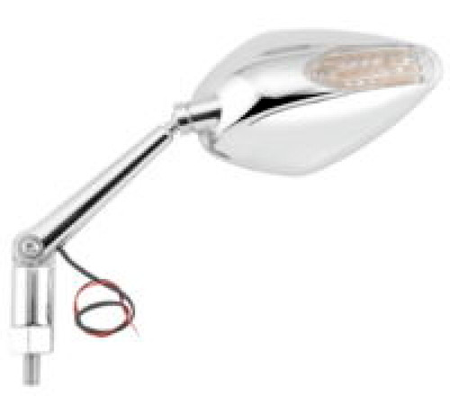 BikeMaster Mirror Candydrop Std Bike w/ Turn Signal - 600265 Photo - Primary