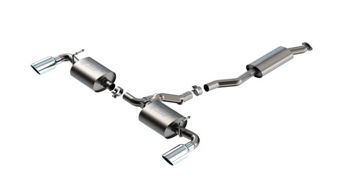 Borla 19-24 Toyota Rav4 (excl. Hybrid) 2.25in S-Type Cat Back Exhaust - 141009 Photo - Primary