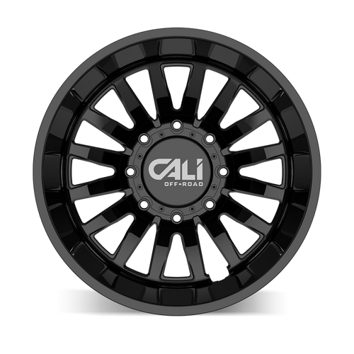 Cali Off-Road 9110D Summit Dually 22x8.25 / 8x200 BP / -232mm Offset / 142mm Hub Gloss Black Wheel - 9110D-22877GBR232 Photo - Primary