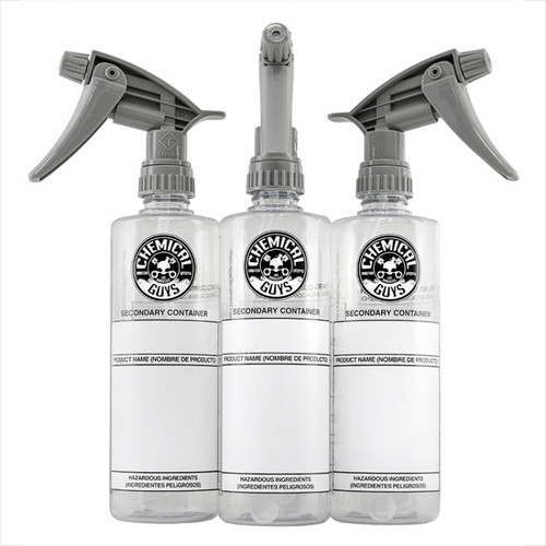 Chemical Guys Secondary Container Dilution Bottle With Heavy Duty Sprayer - 16oz (3 Pack) - ACC138 User 1