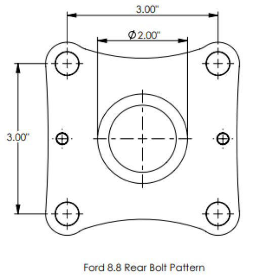 DSS 15-24 Ford F150 4WD Regular Cab Short Bed 4in. Aluminum Driveshaft - 610502 Photo - Close Up