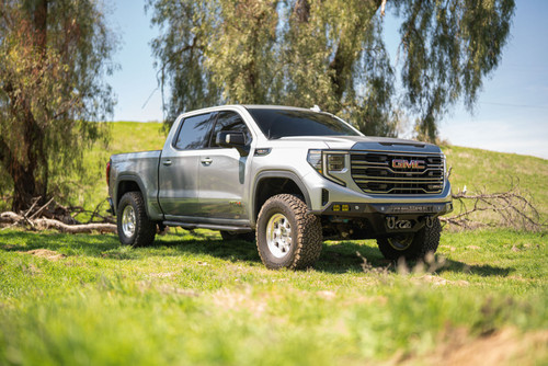 DV8 Offroad 2022+ GMC Sierra 1500 (Excl. AT4X & Diesel Models) Offroad Spec Series Front Bumper - FBGC1-03 Photo - out of package