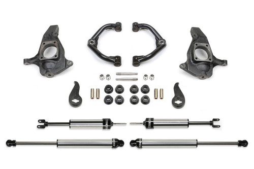 Fabtech 11-19 GM C/K2500HD/3500HD 4in Ultimate System w/Uniball UCA & DL Shocks - FTS21202 Photo - Primary