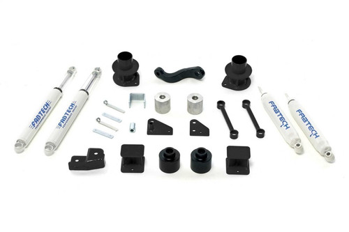 Fabtech 07-18 Jeep JK 4WD 3in Basic System - Component Box - FTS24080BK Photo - Primary