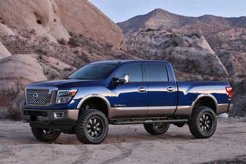 Fabtech 14-18 Nissan Titan 4WD 6in Basic System - Component Box 1 - FTS25021 Photo - Mounted