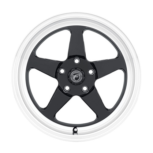 Forgestar D5 Drag 18x5 / 5x120.65 BS / ET-10 / 2.6 Gloss BLK / Diamond Lip 78.1 Bore - F0918C063N10 Photo - Primary