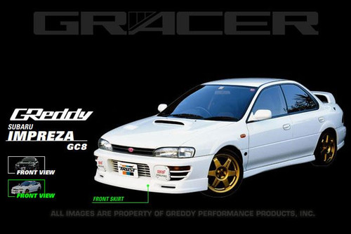 GReddy 98-01 Subaru Impreza 2.5 RS Hard Urethane Front Lip Spoiler ** Must ask/call to order** - 17060022 Photo - Primary