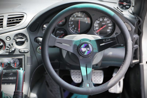 HKS STEERING WHEEL NARDI SPORTS 34DEEP - 51007-AK668 Photo - Close Up