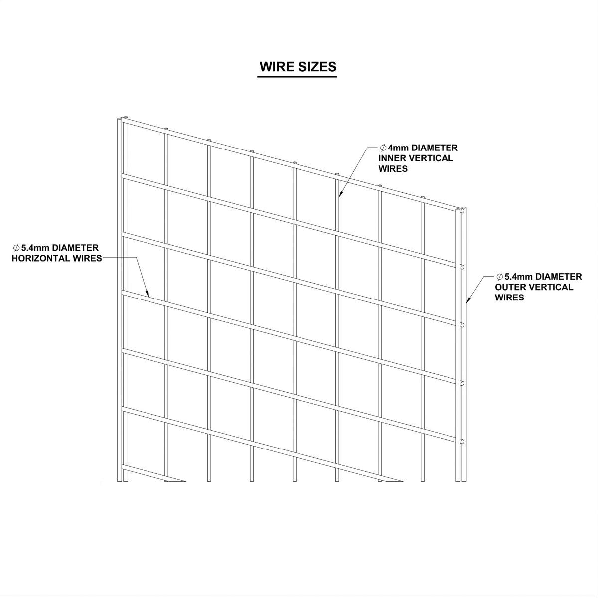 2' X 8' Gridwall Panels | Chrome