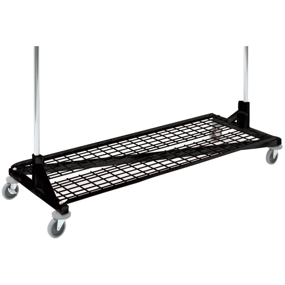 Z Rack Bottom Folding Shelf | Black | Product Display Solutions