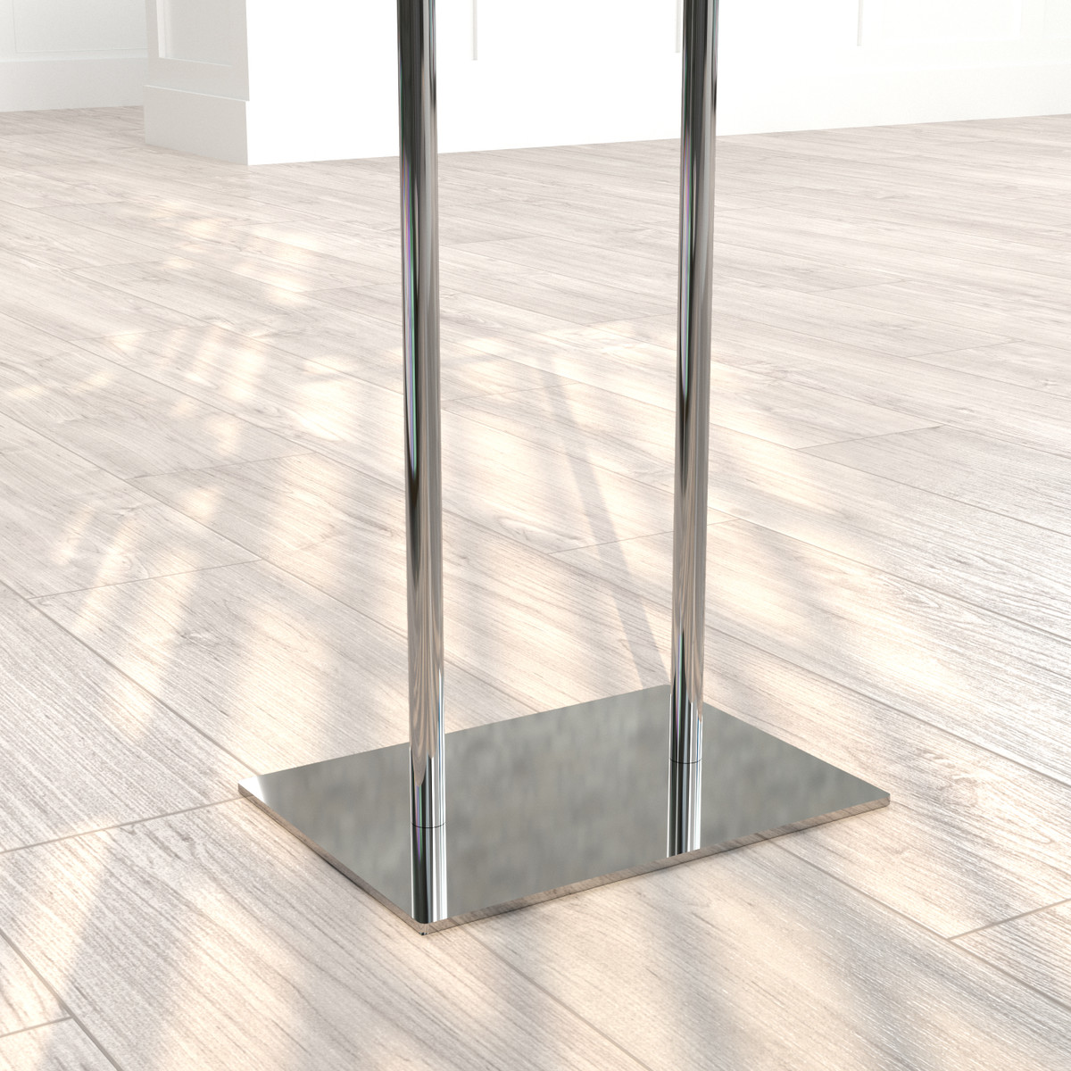 Poster Sign Frame Stand, 14 x 22 Polished Chrome